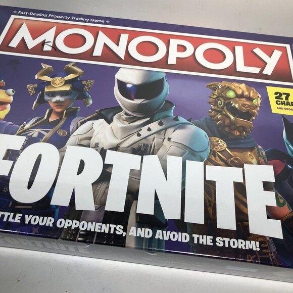 Monopoly Fortnite Edition Board Game New Sealed - Picture 2 of 5